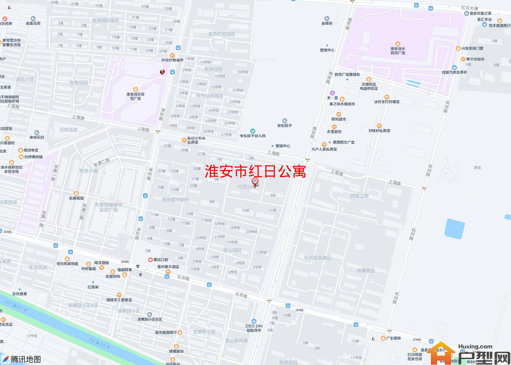 红日公寓小区 - 户型网