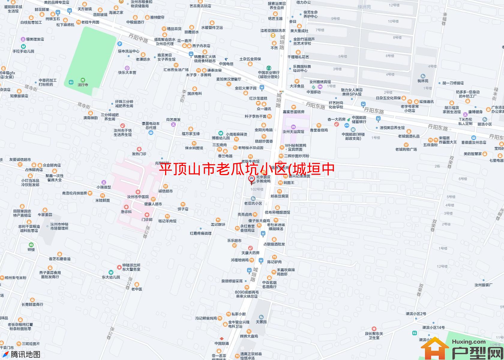 老瓜坑小区(城垣中路106号)小区 - 户型网