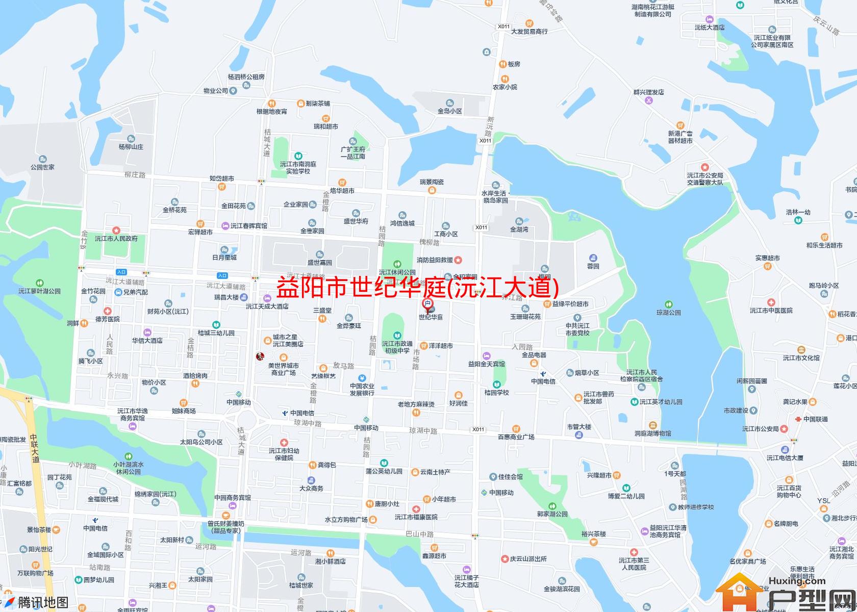 世纪华庭(沅江大道)小区 - 户型网