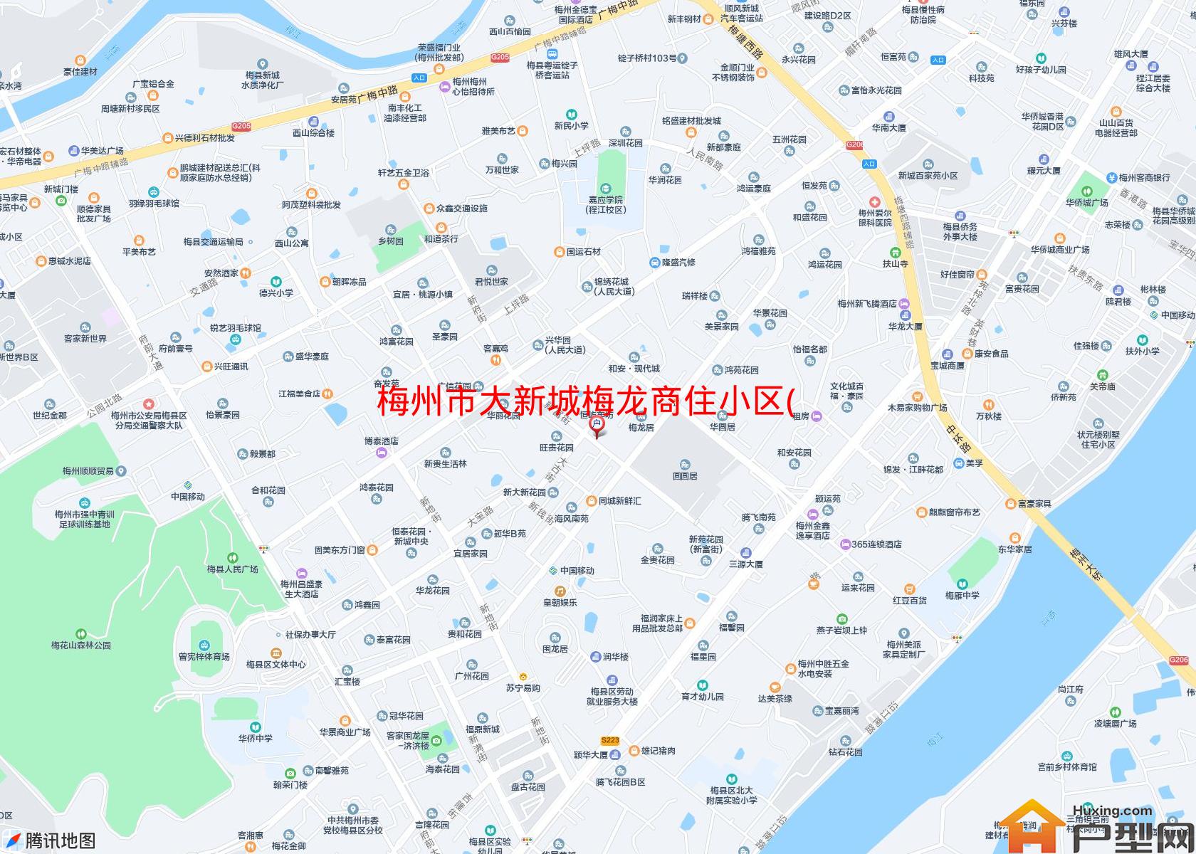 大新城梅龙商住小区(新富街104)小区 - 户型网