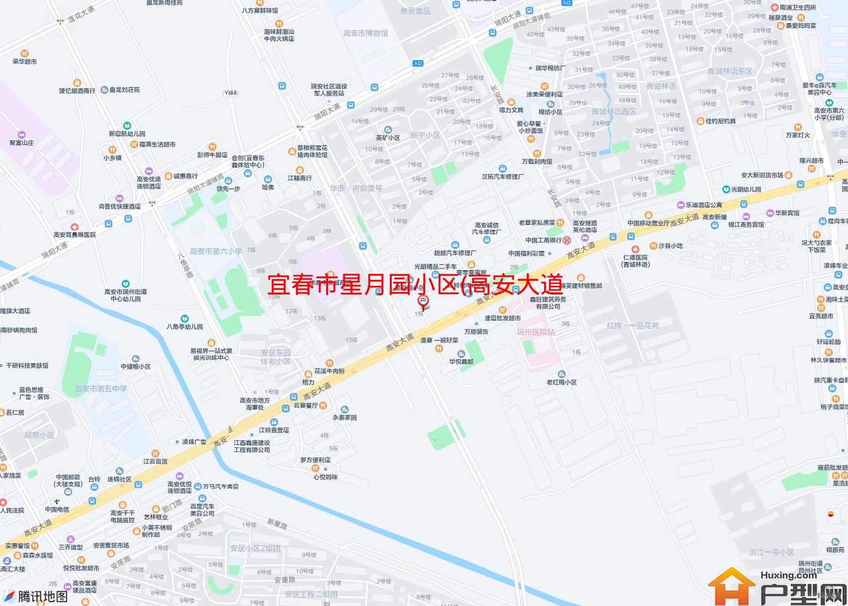 星月园小区(高安大道)小区 - 户型网