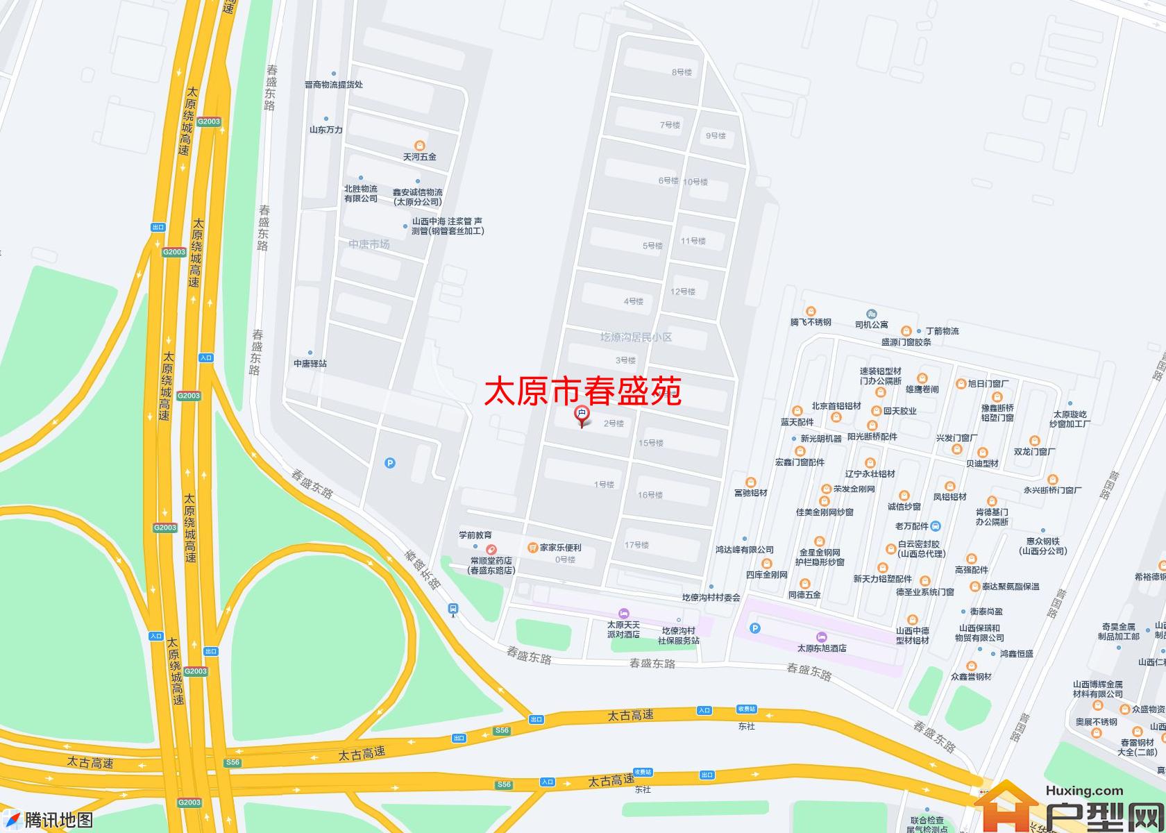 春盛苑小区 - 户型网