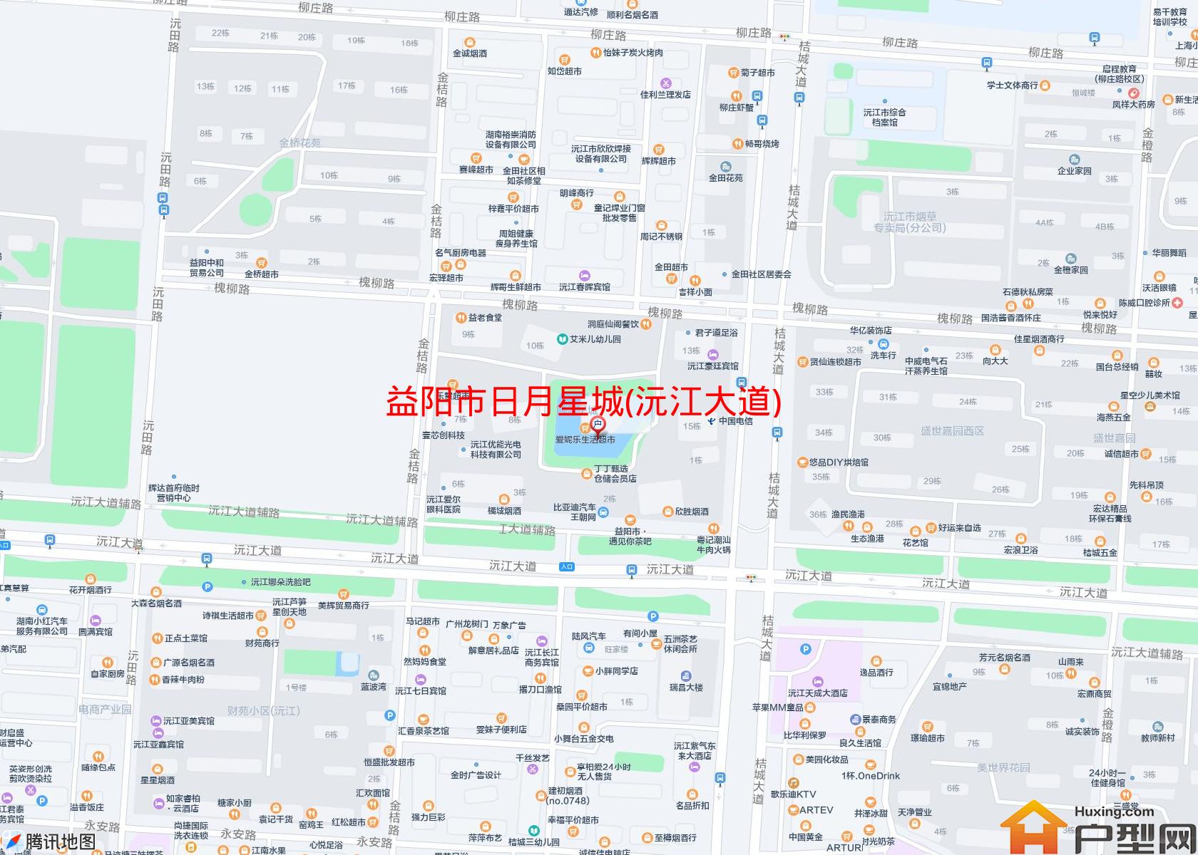 日月星城(沅江大道)小区 - 户型网