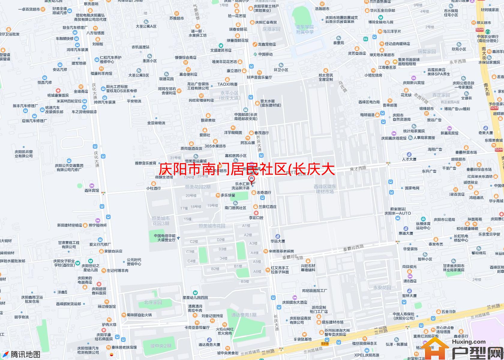 南门居民社区(长庆大道107号)小区 - 户型网