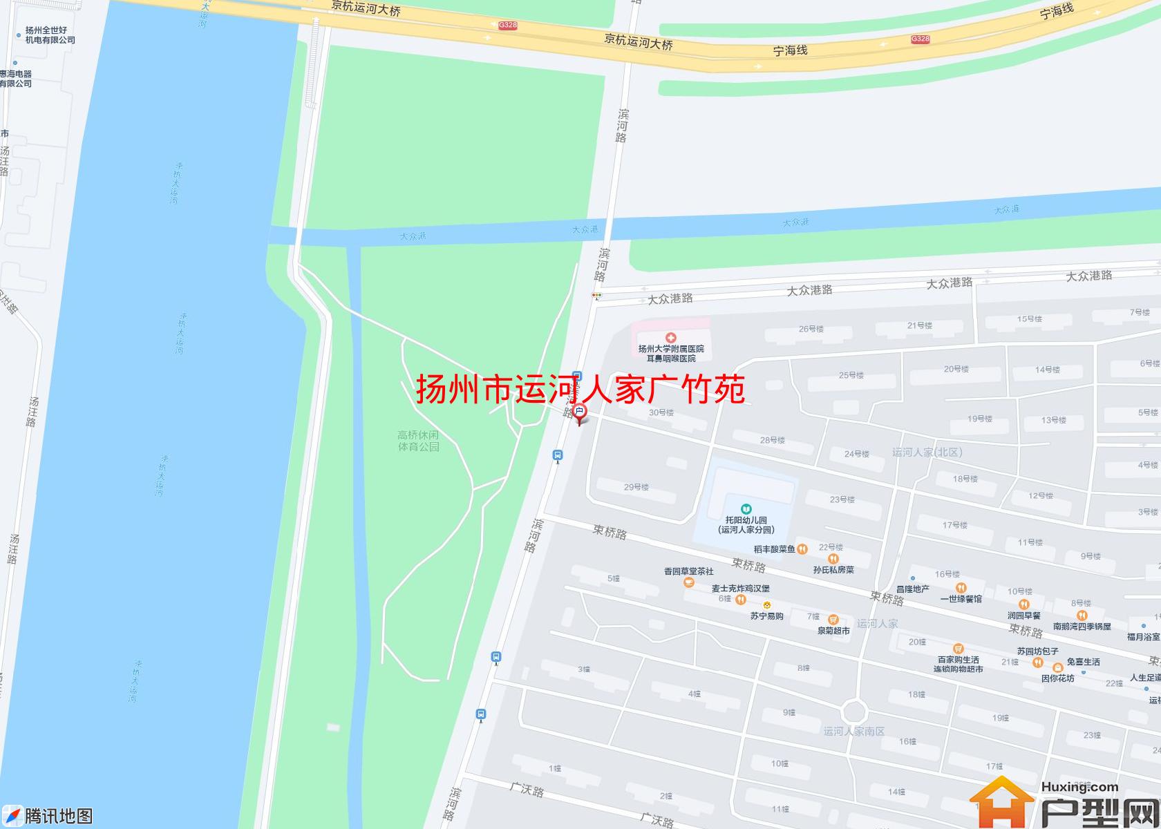 运河人家广竹苑小区 - 户型网