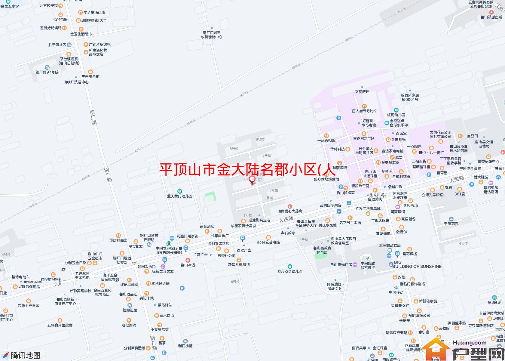 金大陆名郡小区(人民路)小区 - 户型网