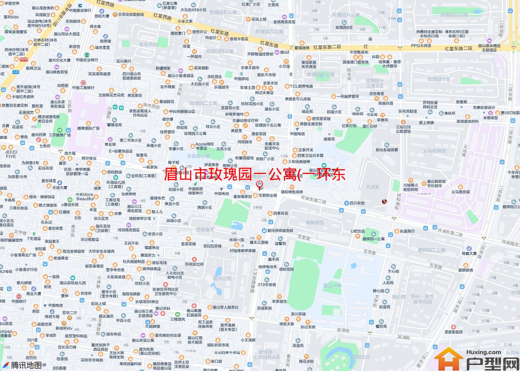 玫瑰园一公寓(一环东路北段318号)小区 - 户型网