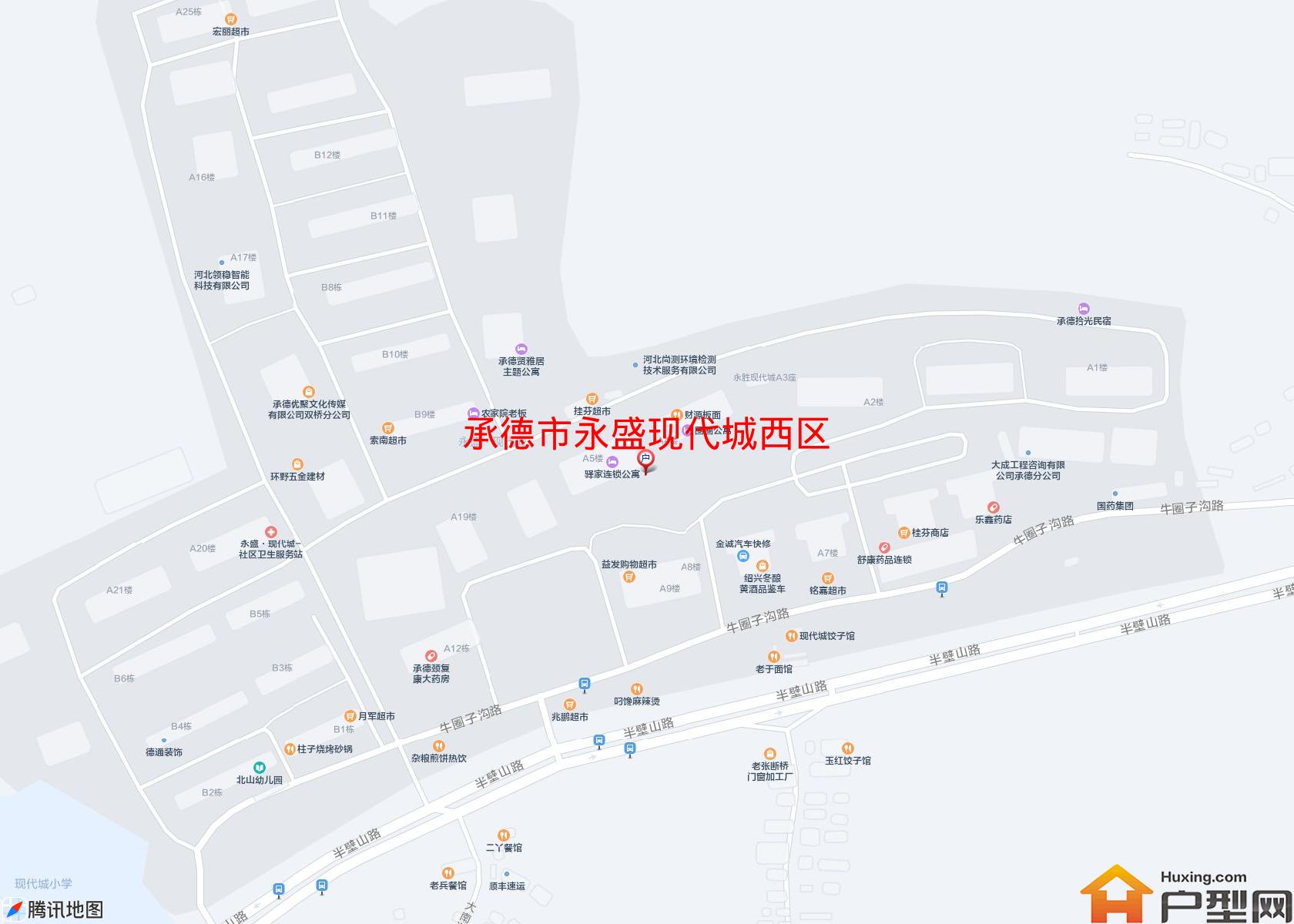永盛现代城西区小区 - 户型网