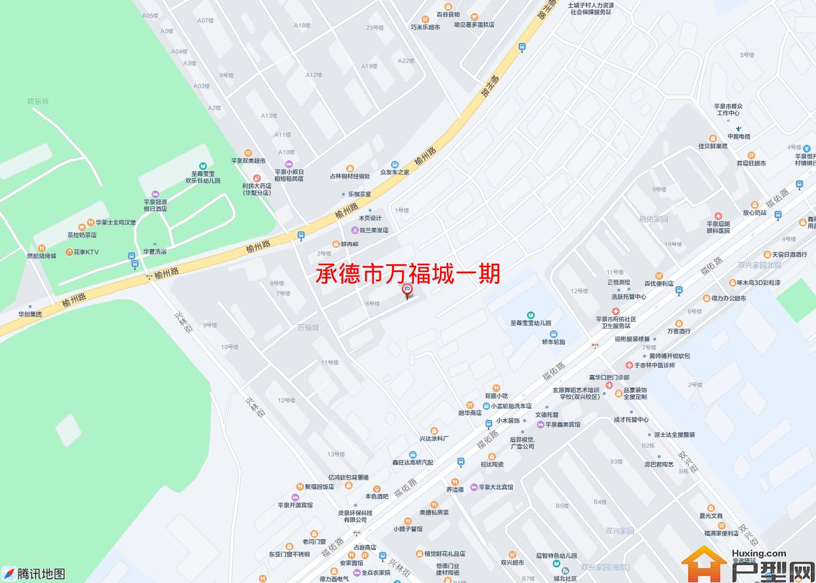 万福城一期小区 - 户型网
