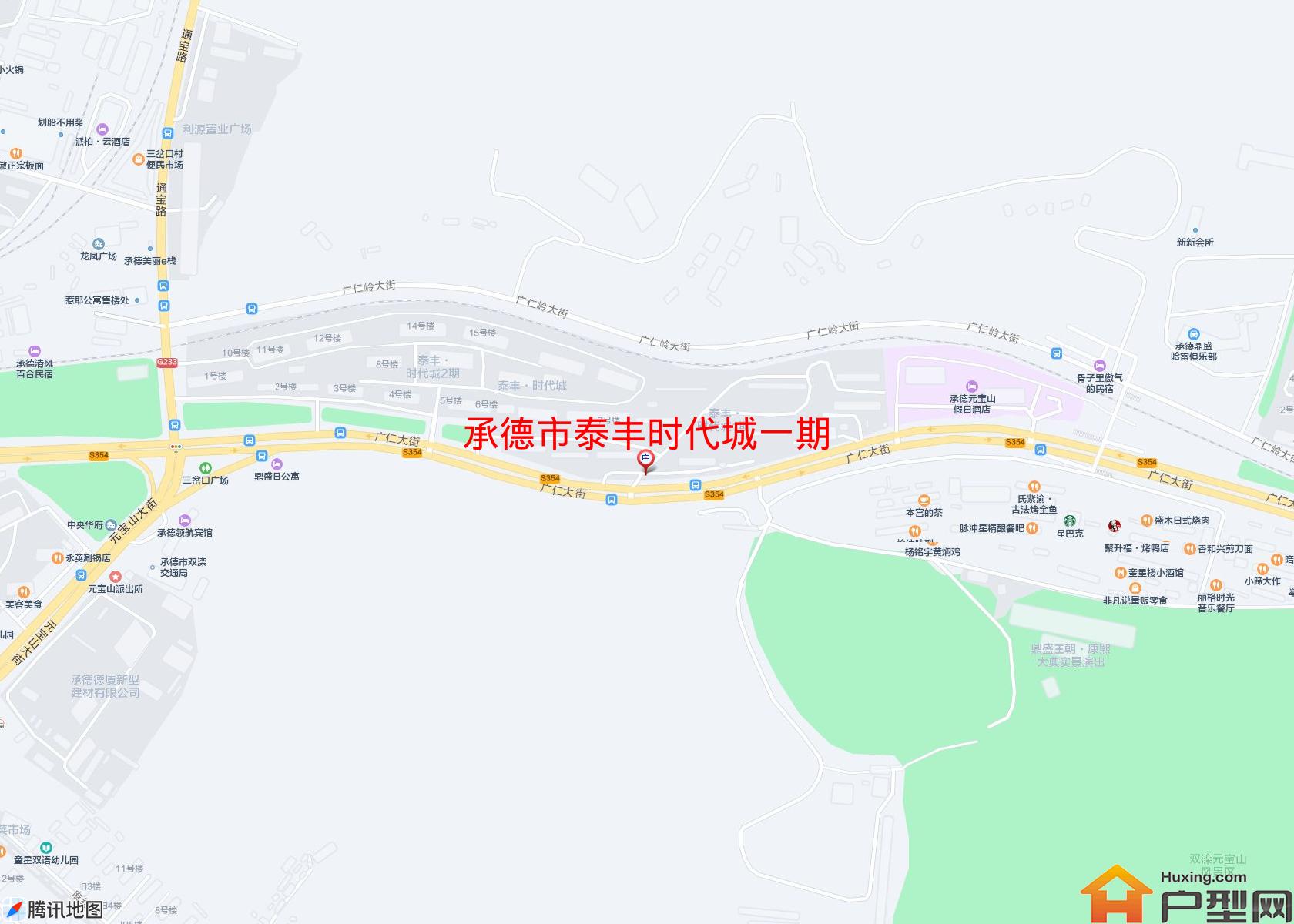 泰丰时代城一期小区 - 户型网