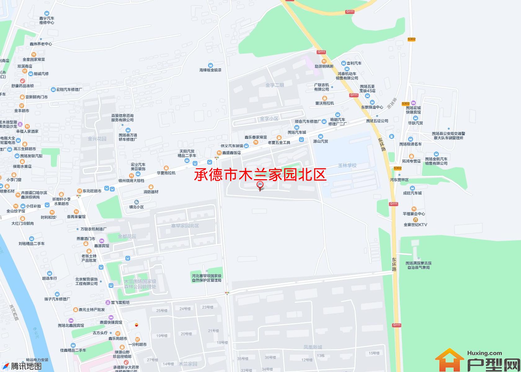 木兰家园北区小区 - 户型网