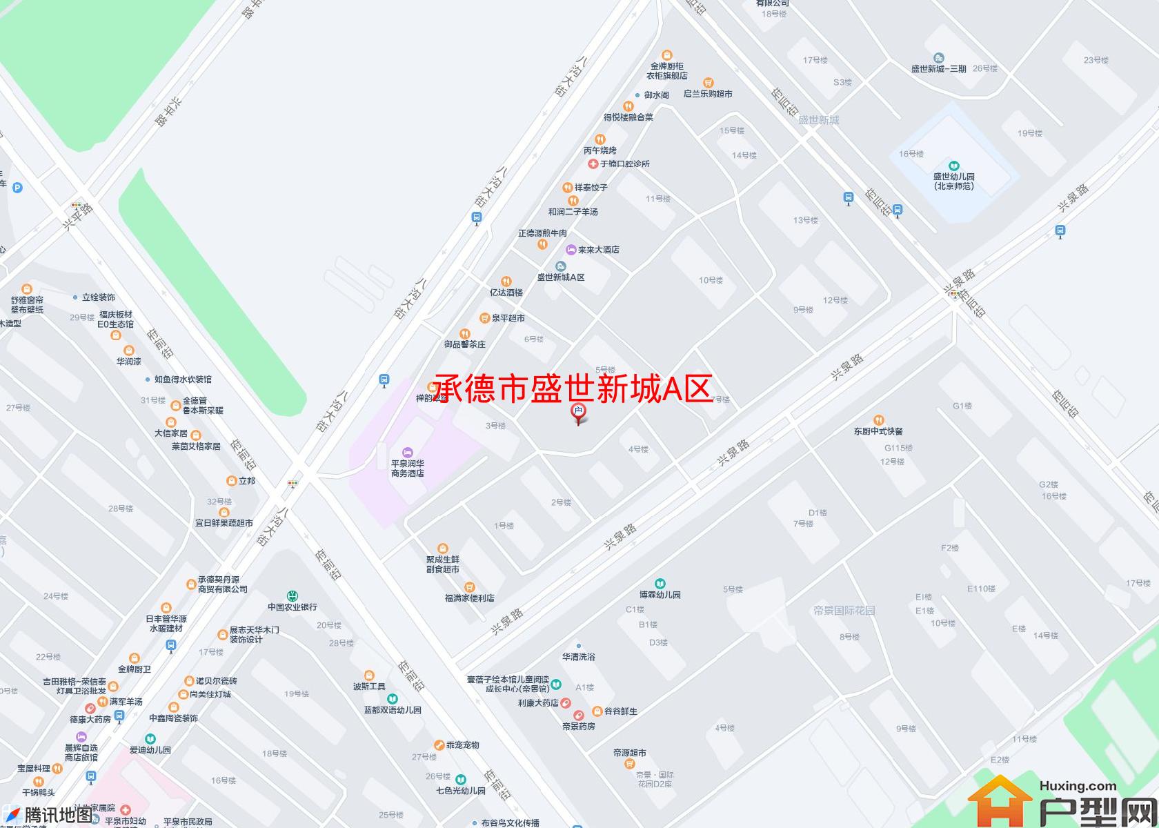 盛世新城A区小区 - 户型网