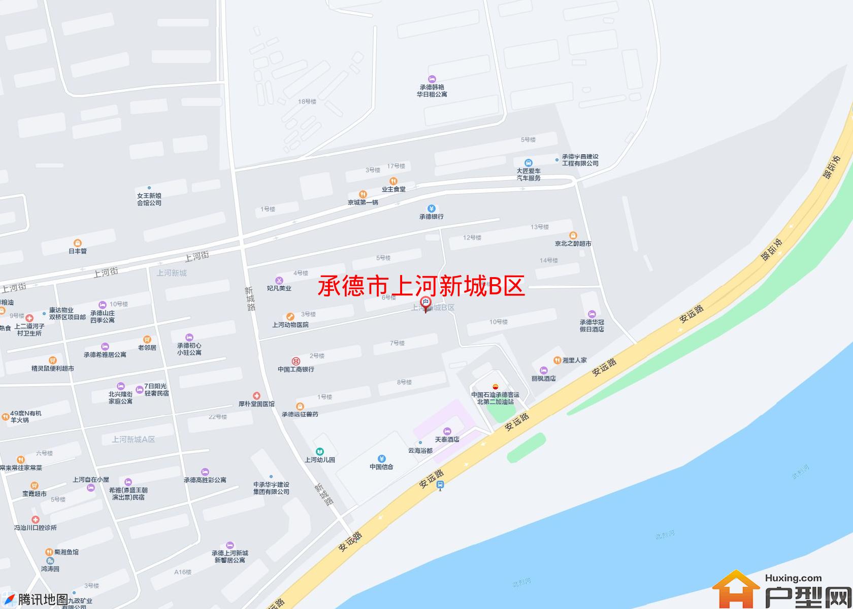 上河新城B区小区 - 户型网