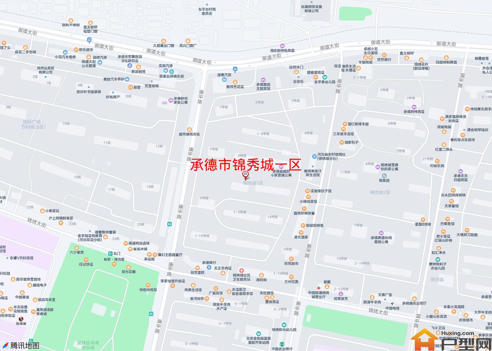 锦秀城一区小区 - 户型网