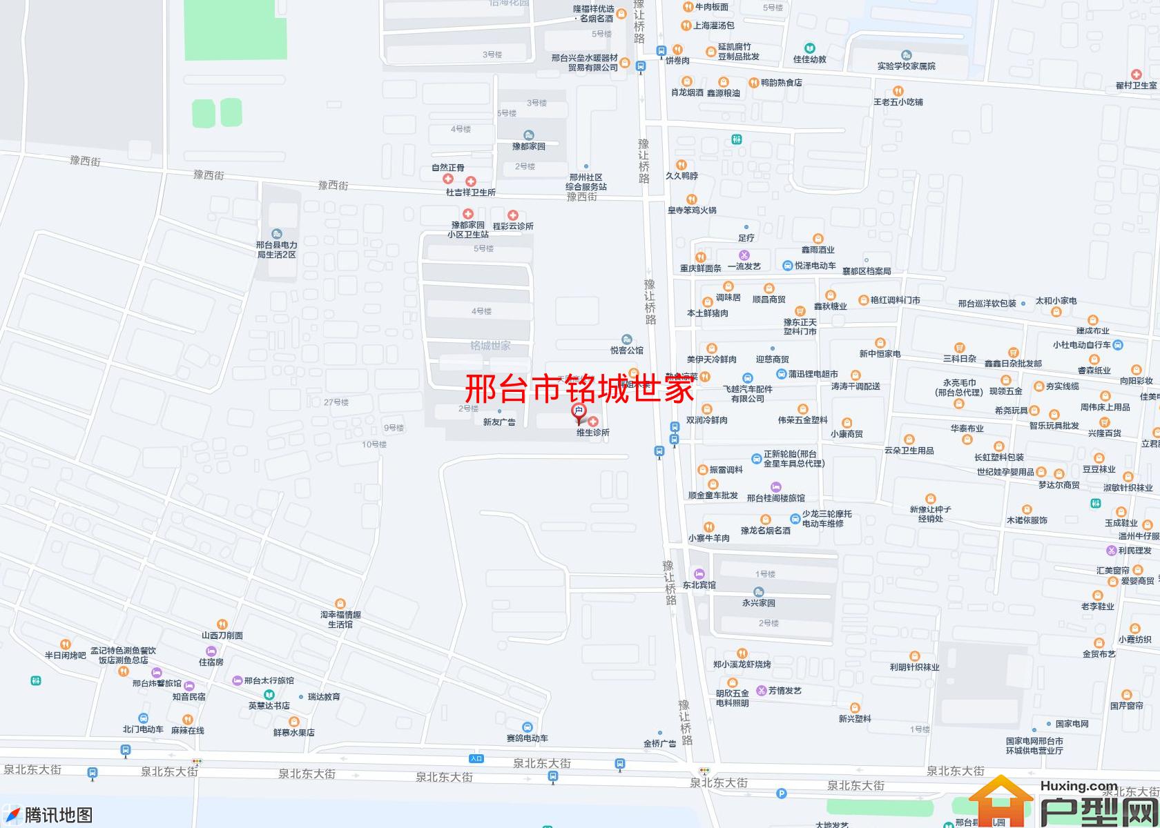 铭城世家小区 - 户型网