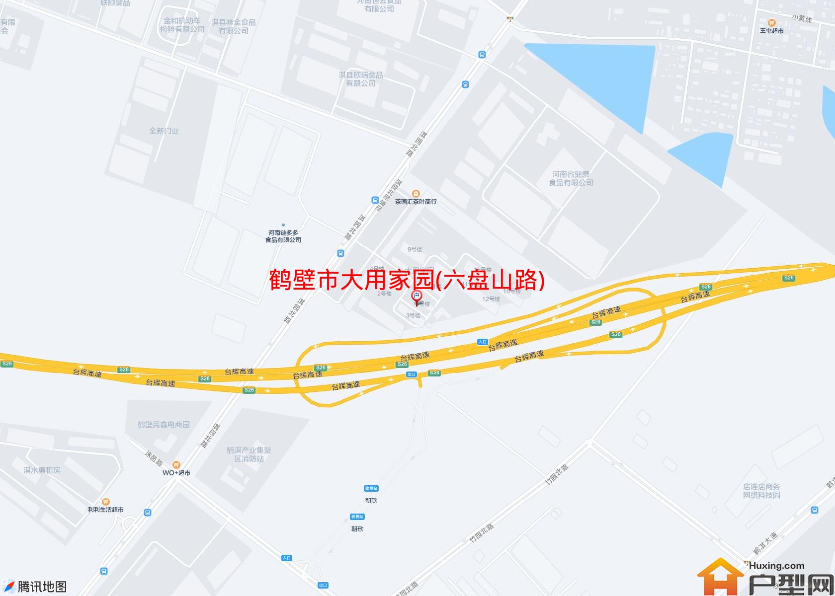 大用家园(六盘山路)小区 - 户型网