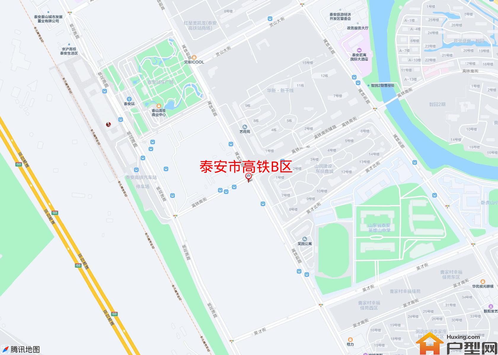 高铁B区小区 - 户型网
