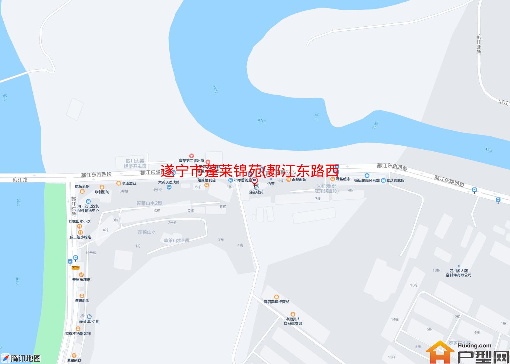 蓬莱锦苑(郪江东路西段)小区 - 户型网