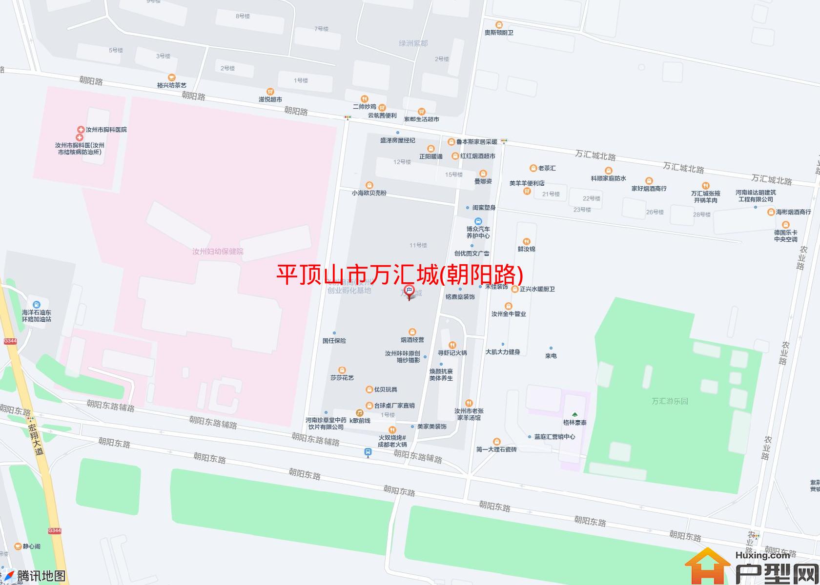 万汇城(朝阳路)小区 - 户型网