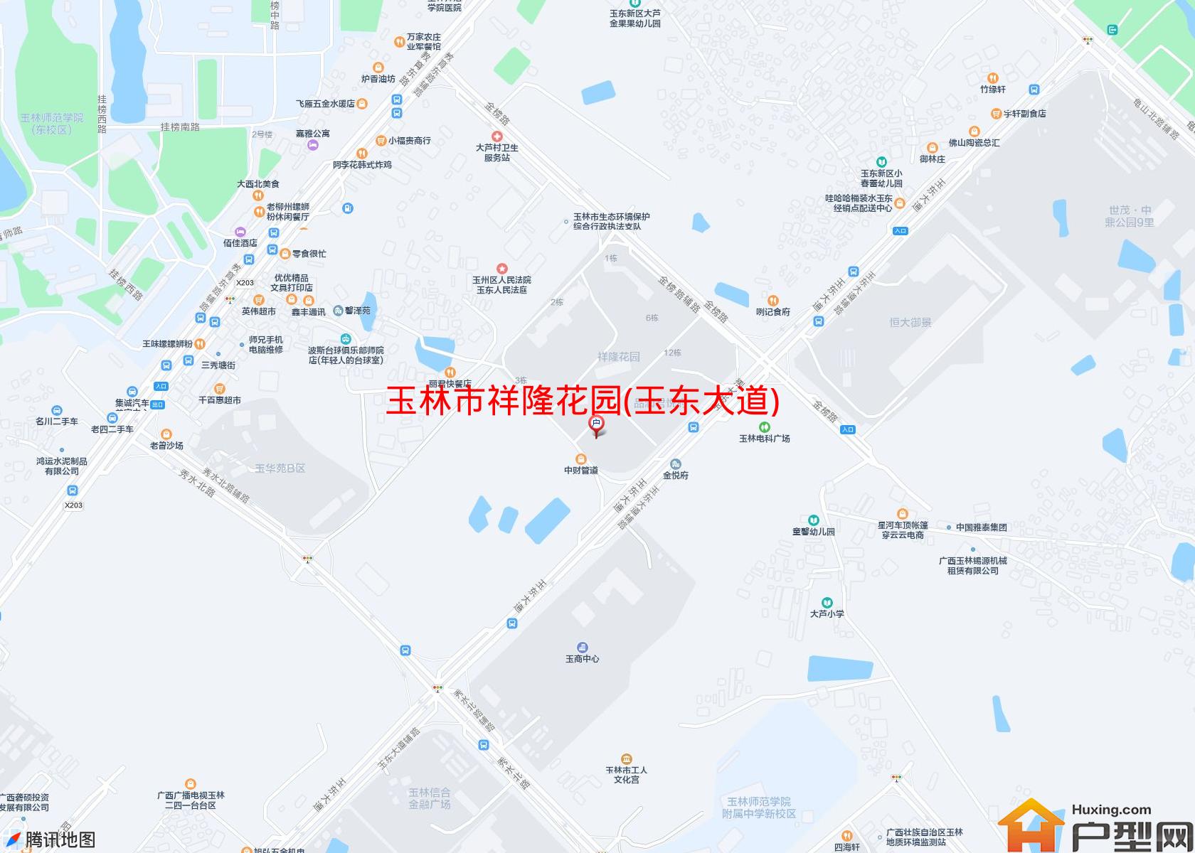 祥隆花园(玉东大道)小区 - 户型网