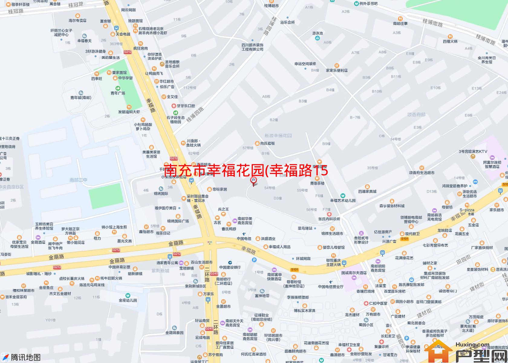 幸福花园(幸福路156号)小区 - 户型网
