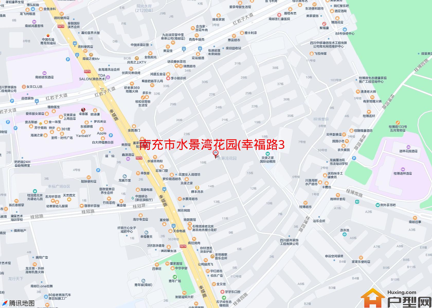 水景湾花园(幸福路316号)小区 - 户型网