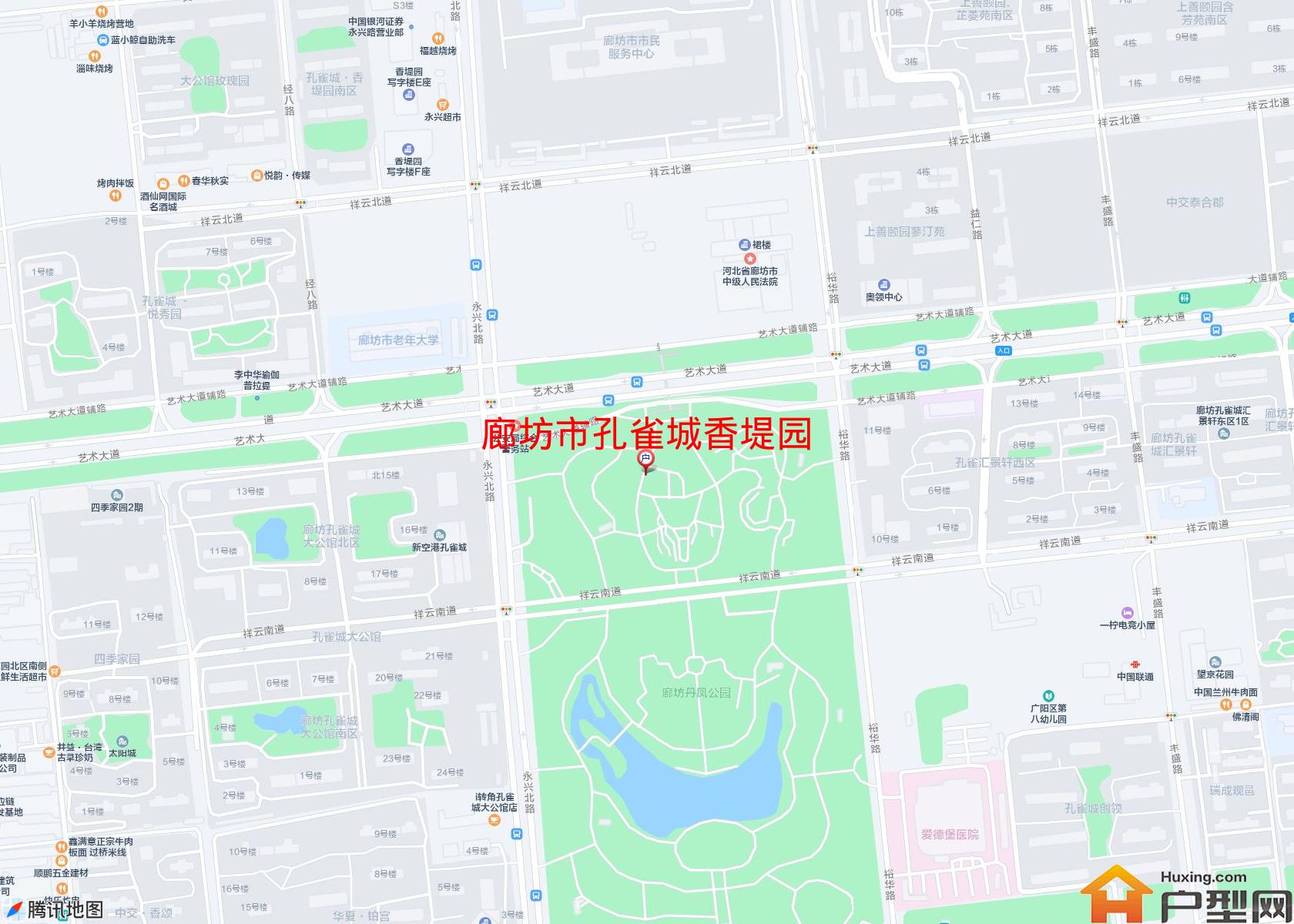 孔雀城香堤园小区 - 户型网