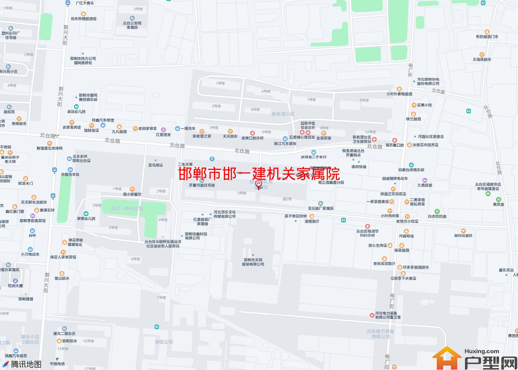 邯一建机关家属院小区 - 户型网
