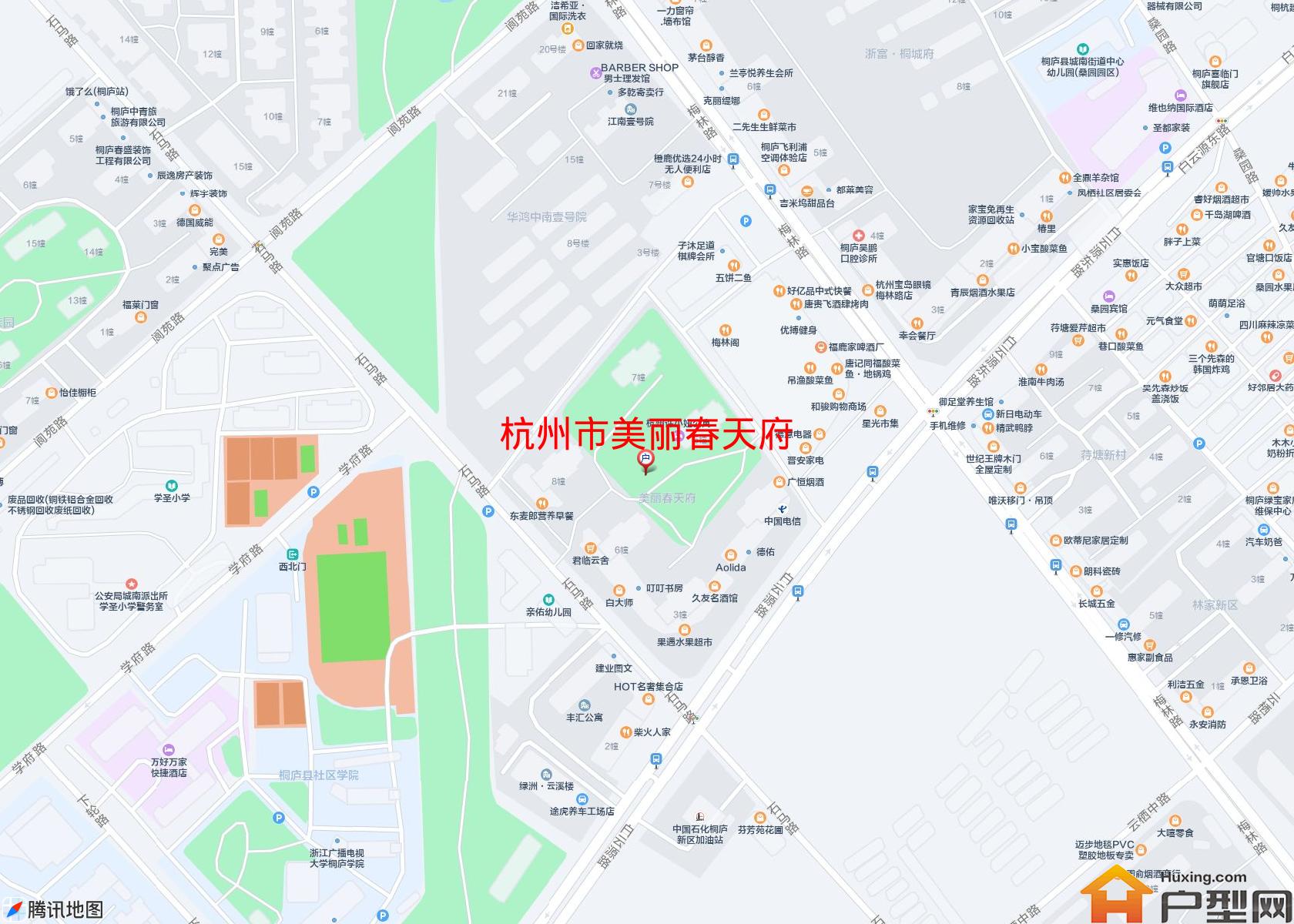 美丽春天府小区 - 户型网