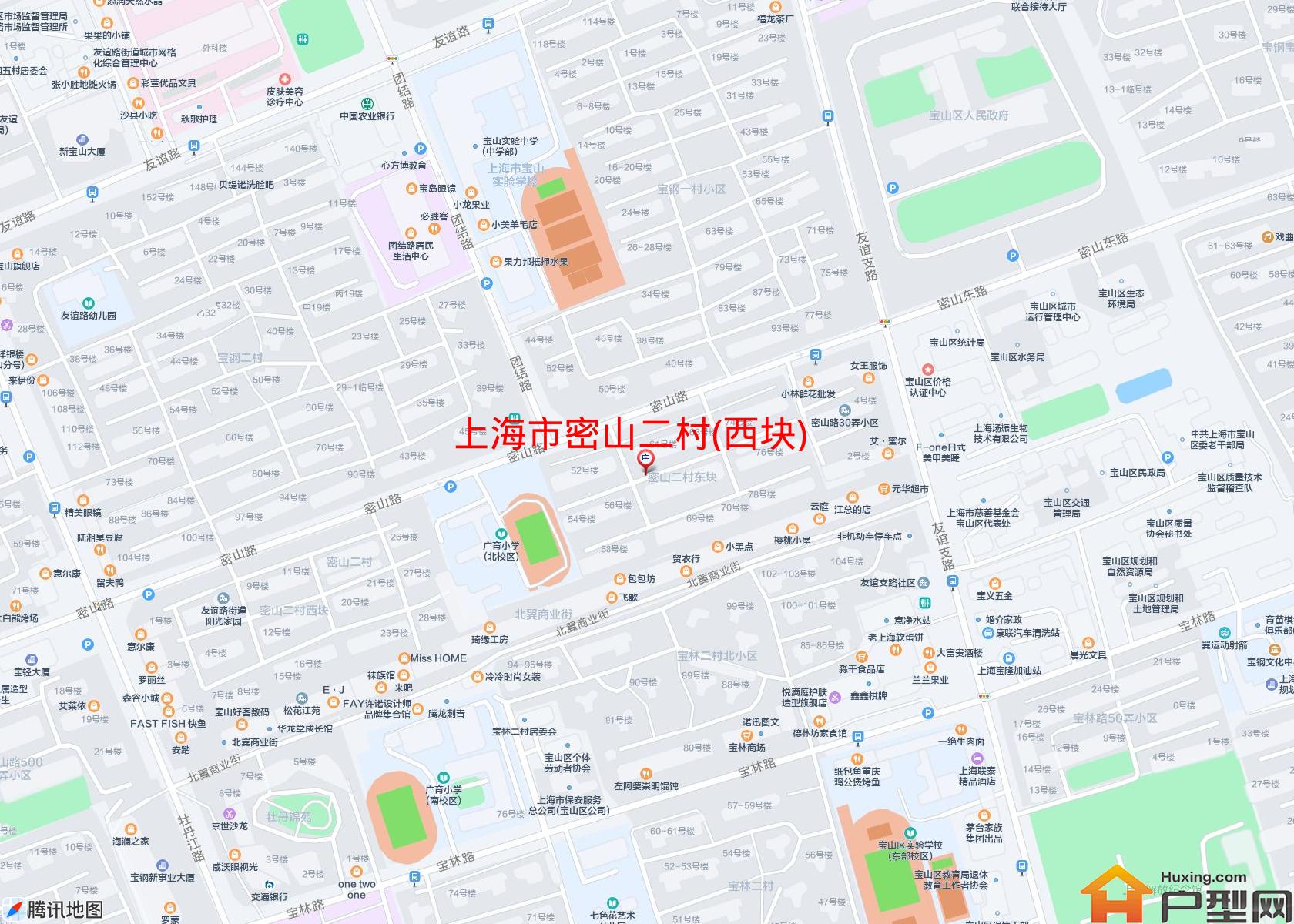 密山二村(西块)小区 - 户型网