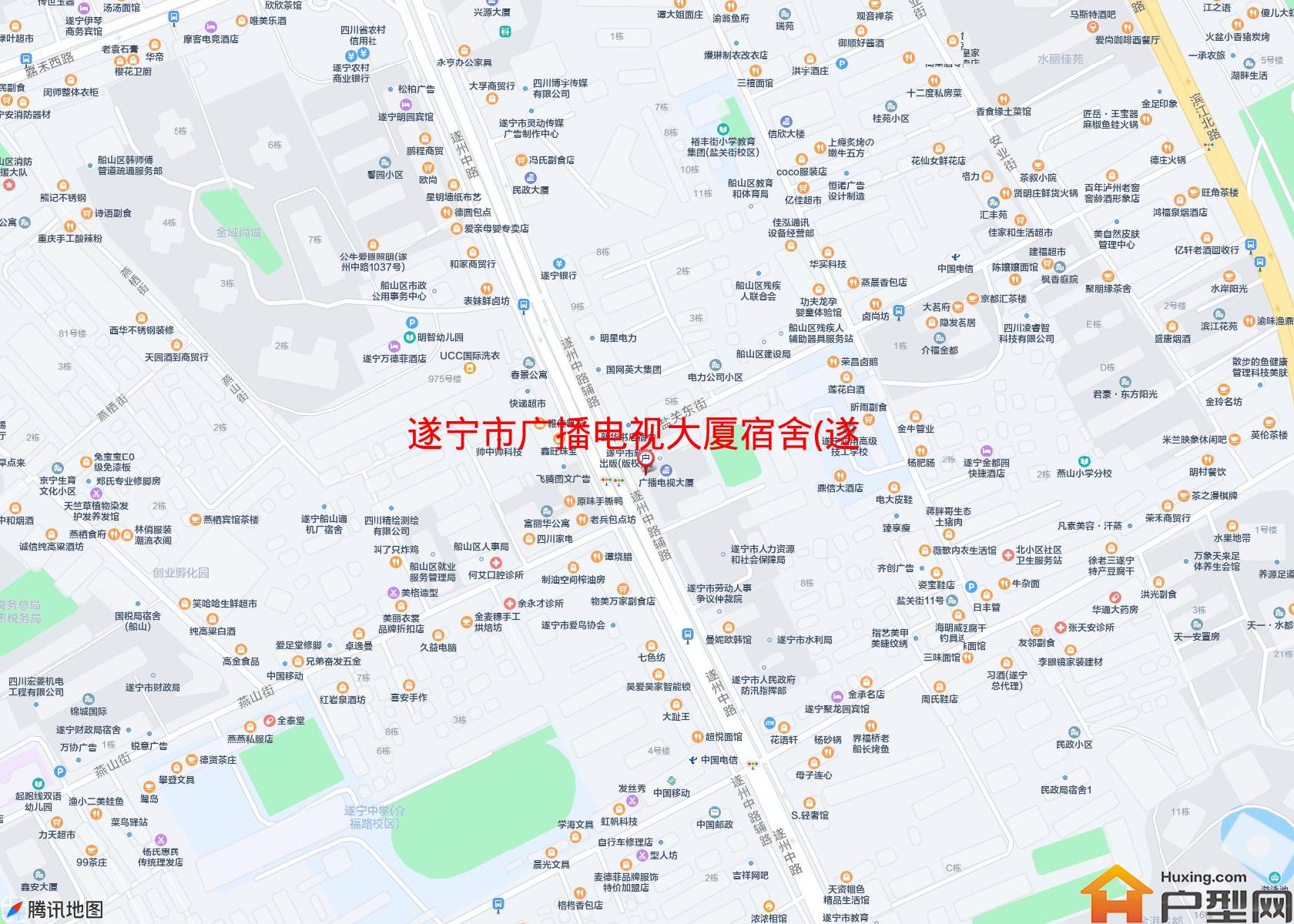 广播电视大厦宿舍(遂州中路686号)小区 - 户型网