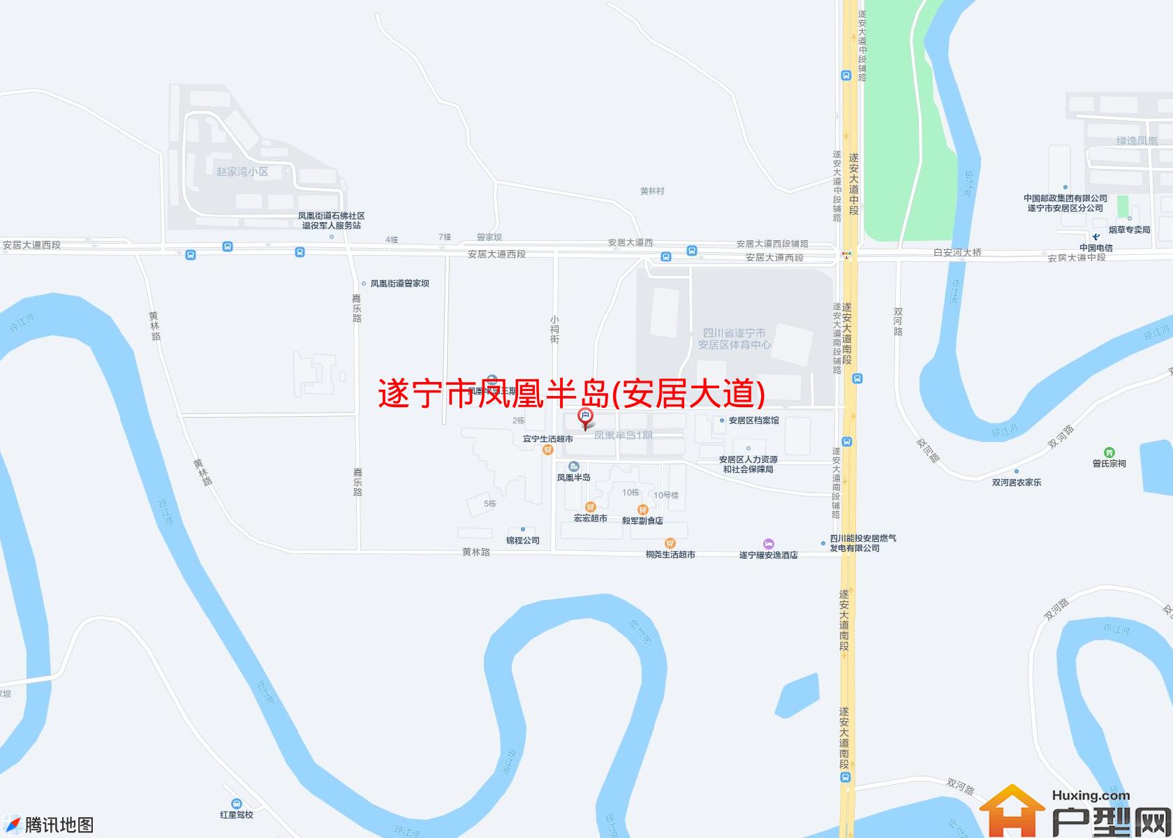 凤凰半岛(安居大道)小区 - 户型网