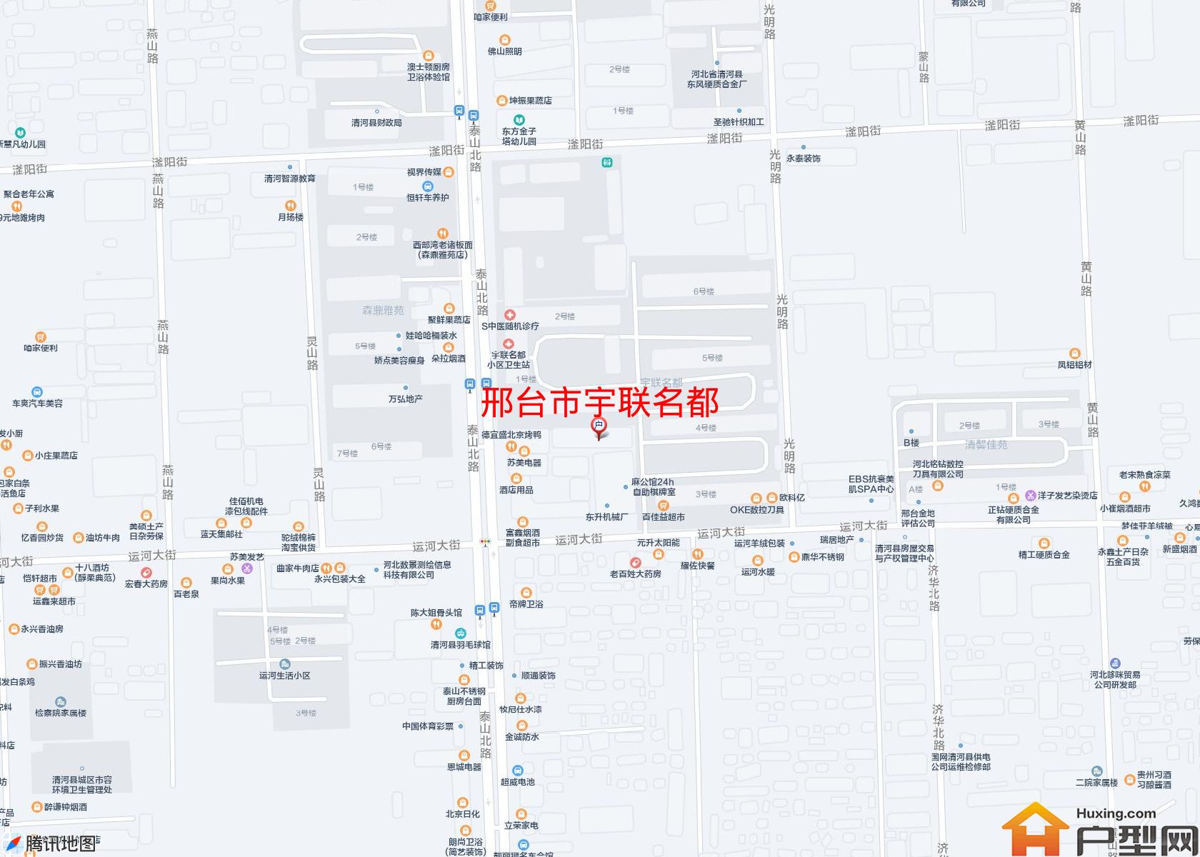 宇联名都小区 - 户型网
