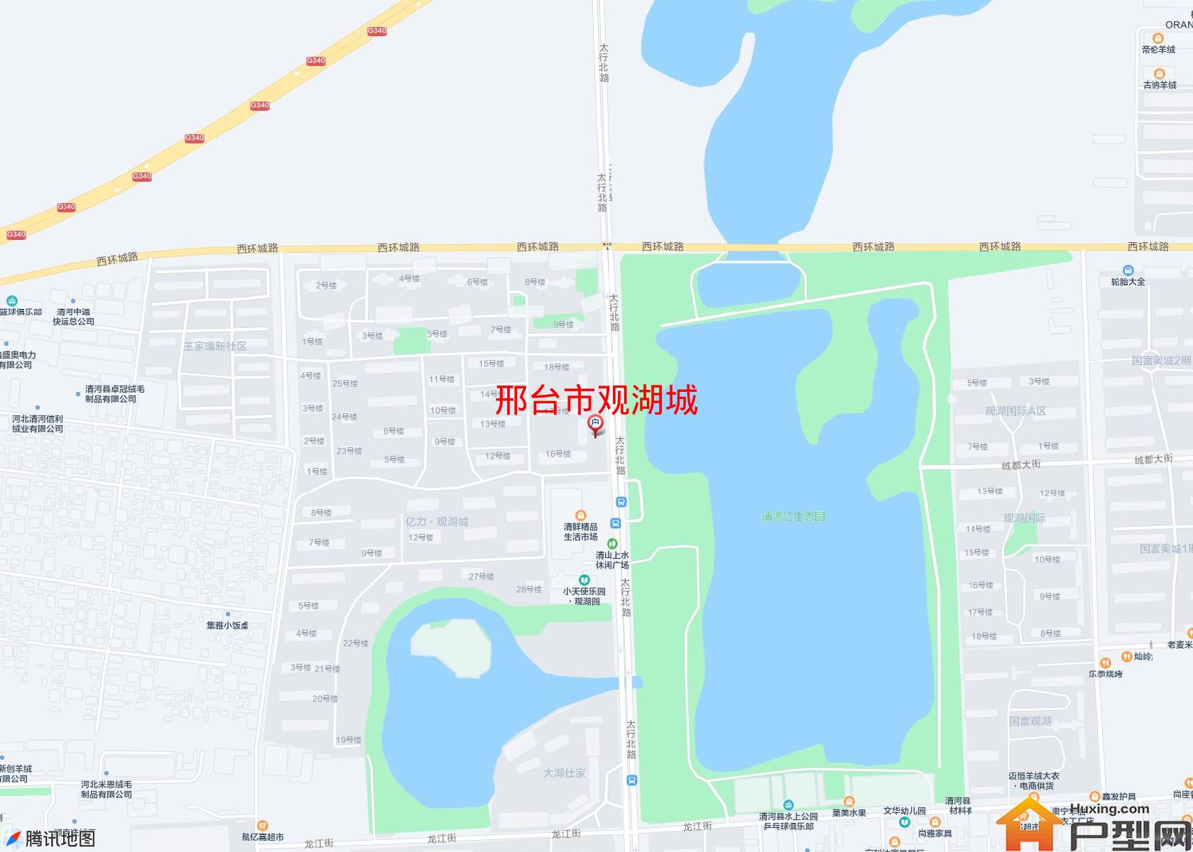 观湖城小区 - 户型网