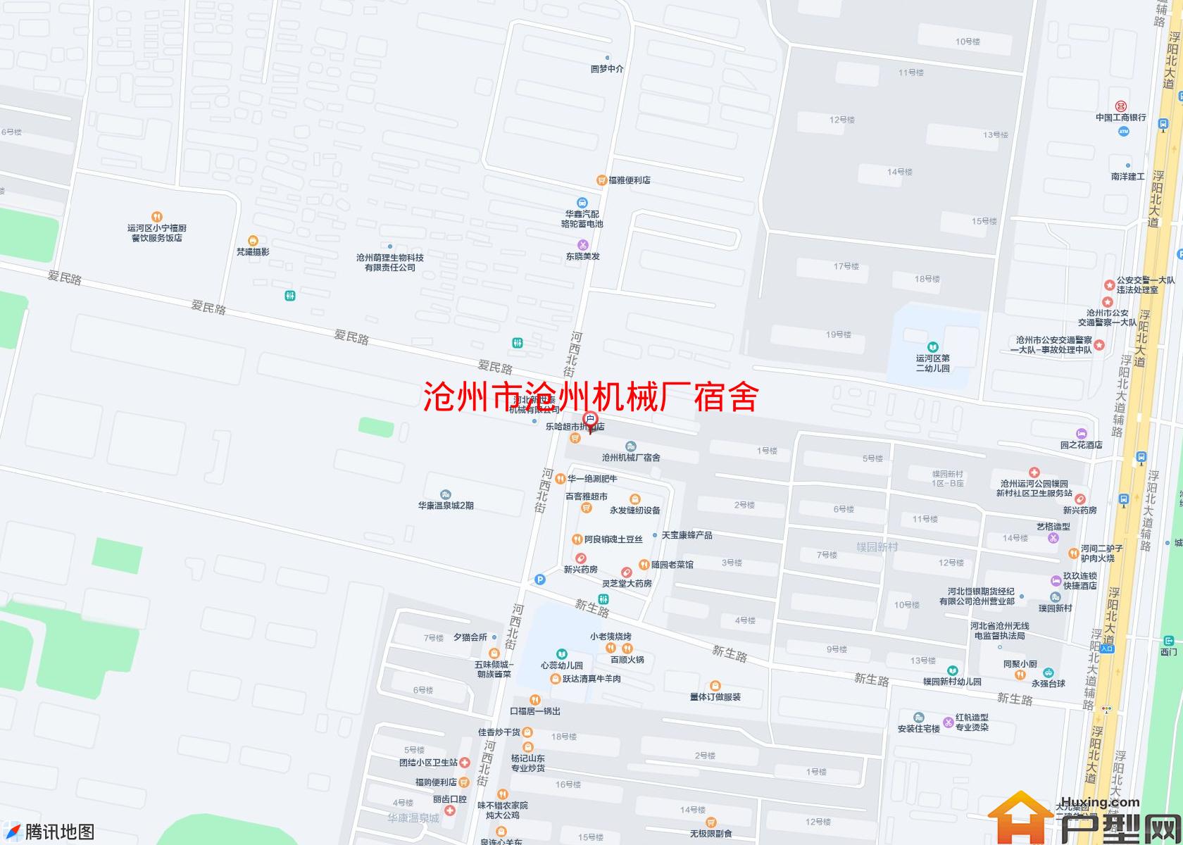 沧州机械厂宿舍小区 - 户型网