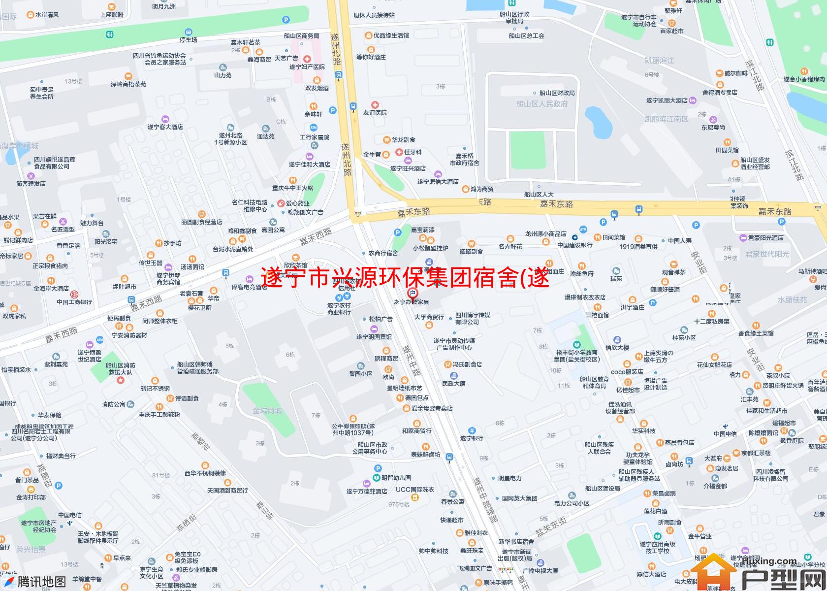 兴源环保集团宿舍(遂州中路720号)小区 - 户型网