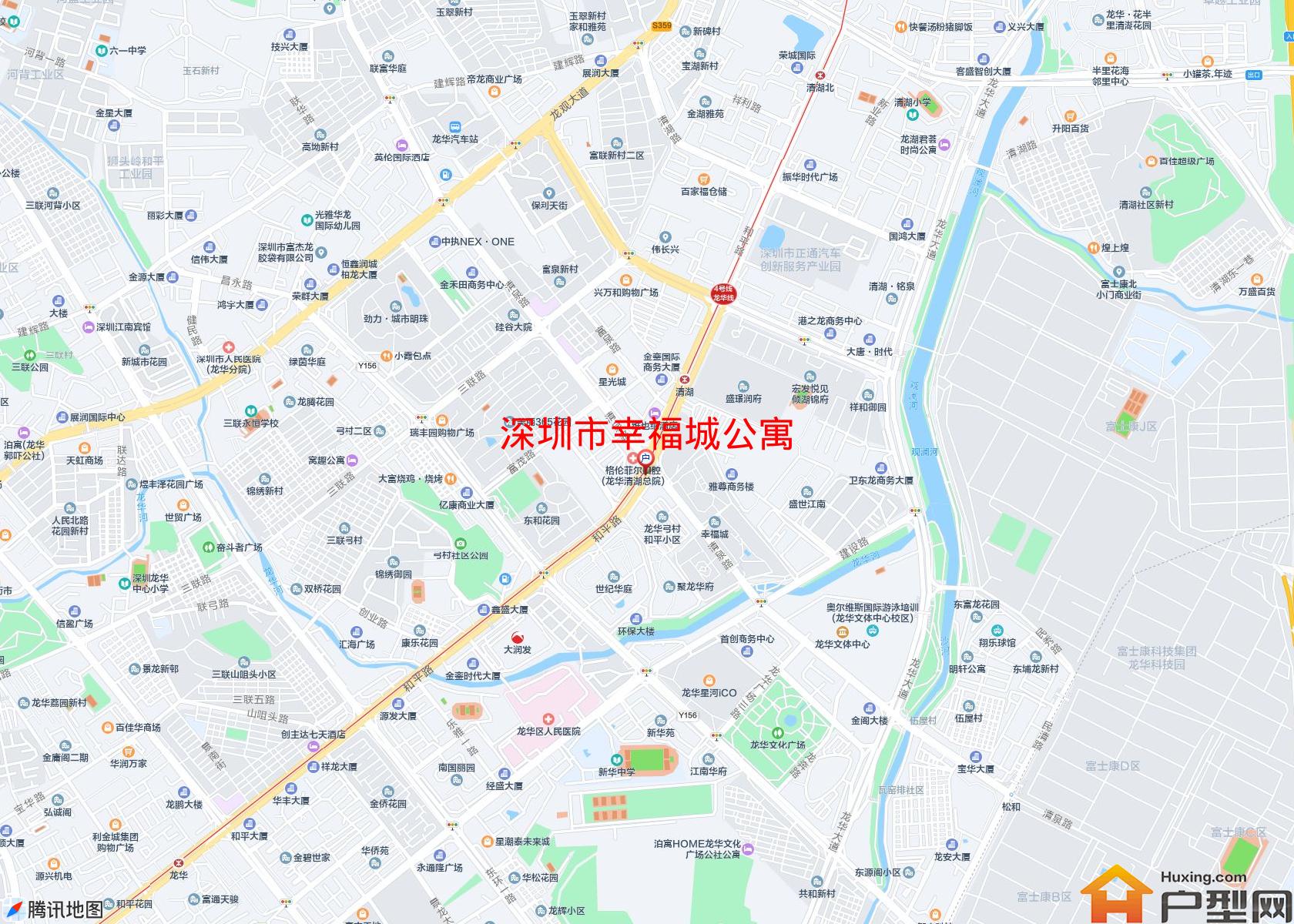 幸福城公寓小区 - 户型网