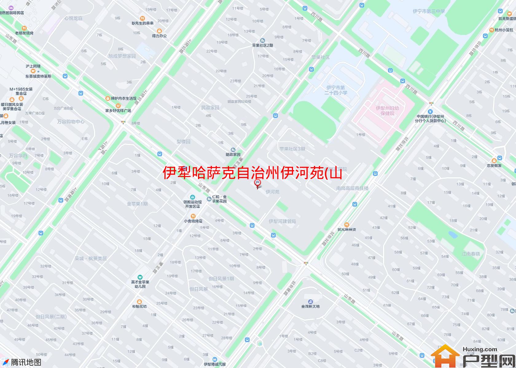 伊河苑(山东路982号)小区 - 户型网