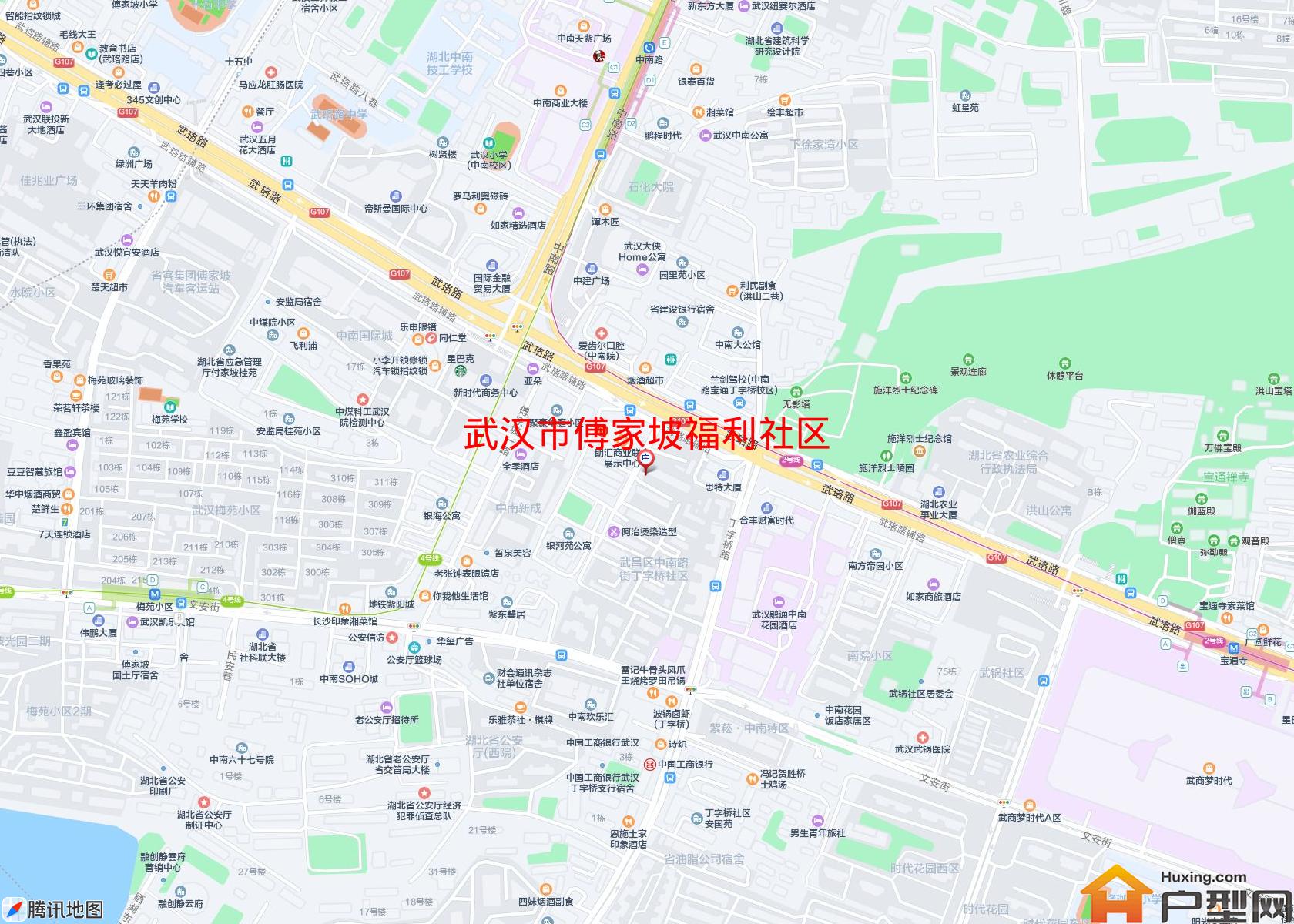 傅家坡福利社区小区 - 户型网