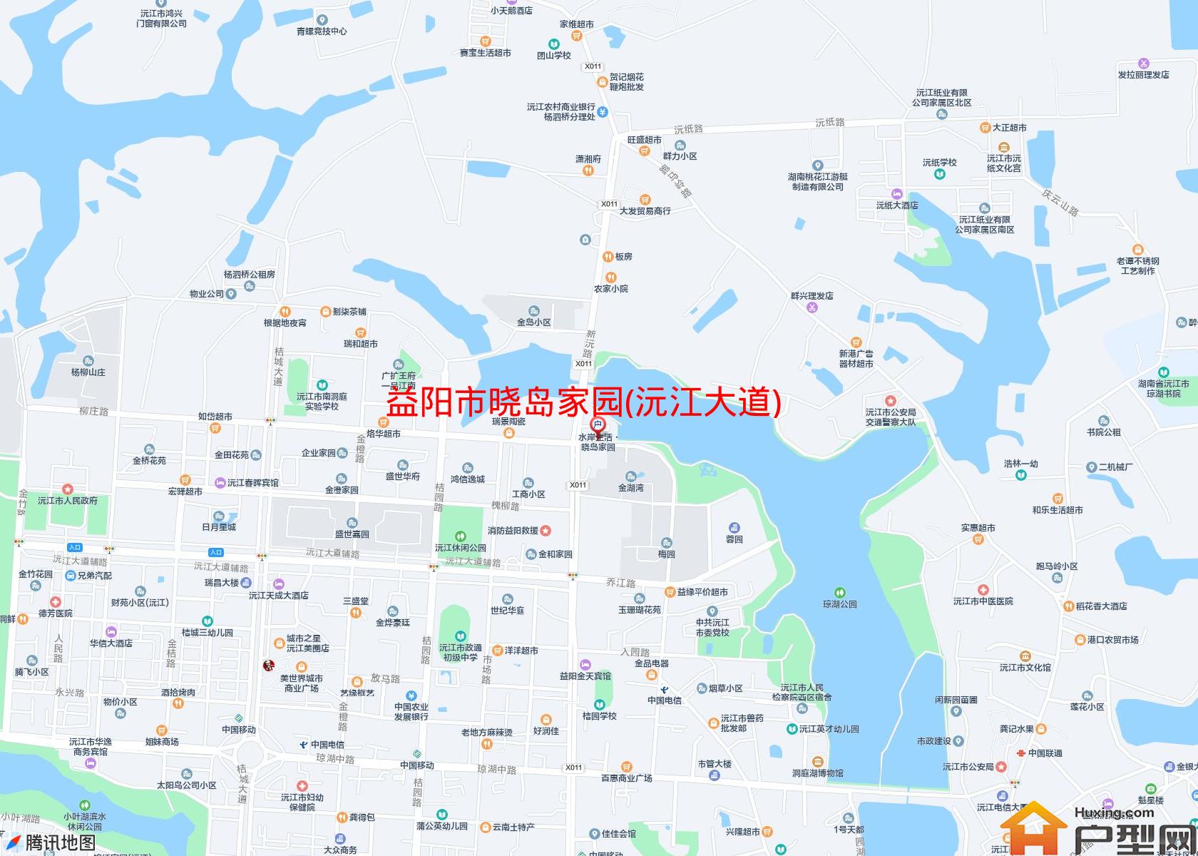 晓岛家园(沅江大道)小区 - 户型网