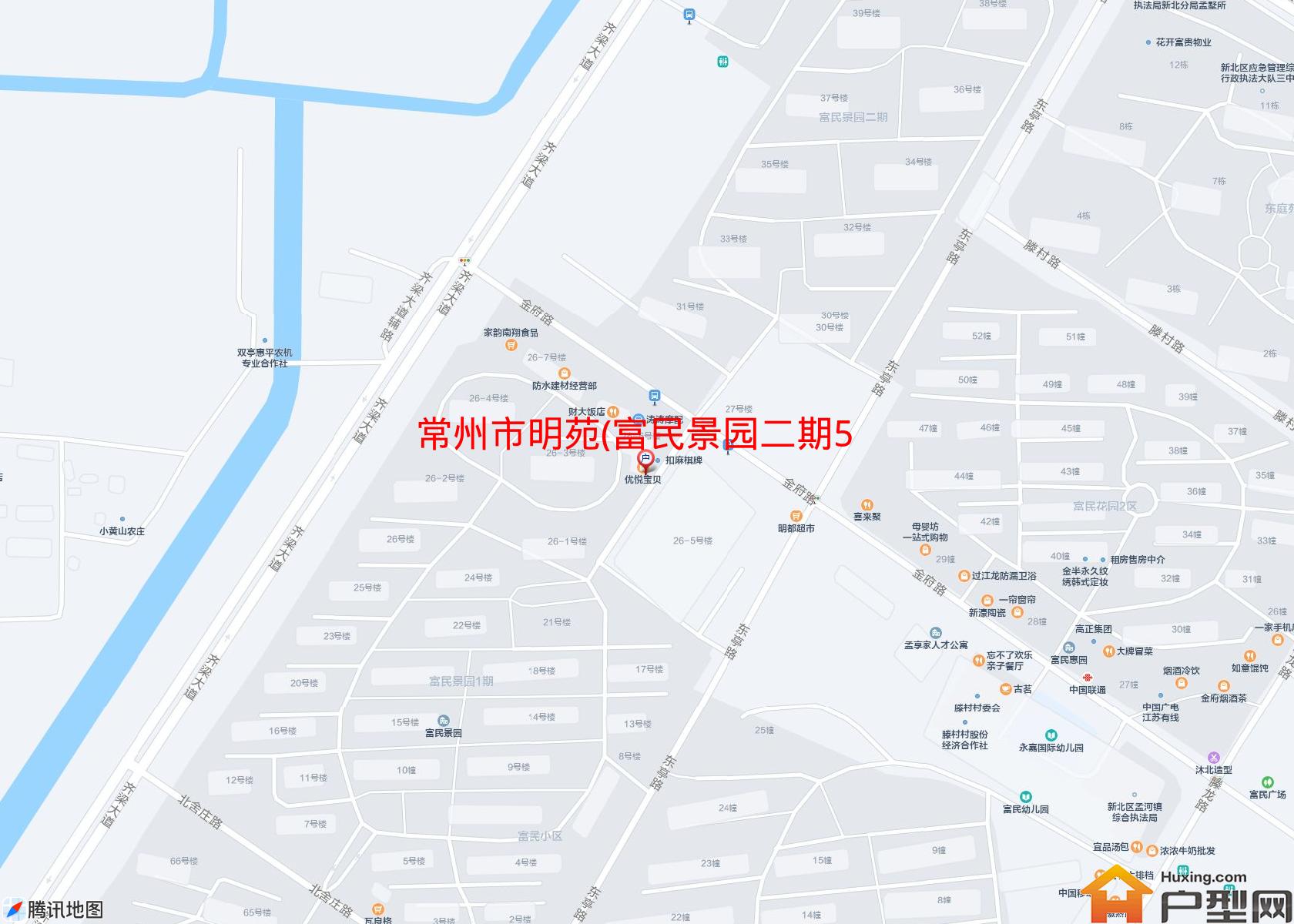 明苑(富民景园二期54-66幢)小区 - 户型网