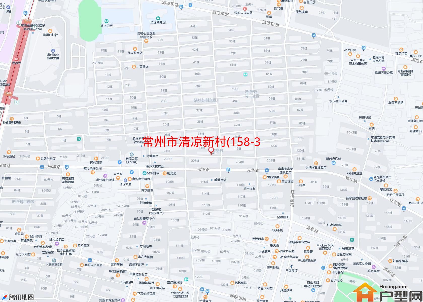 清凉新村(158-3-8幢)小区 - 户型网