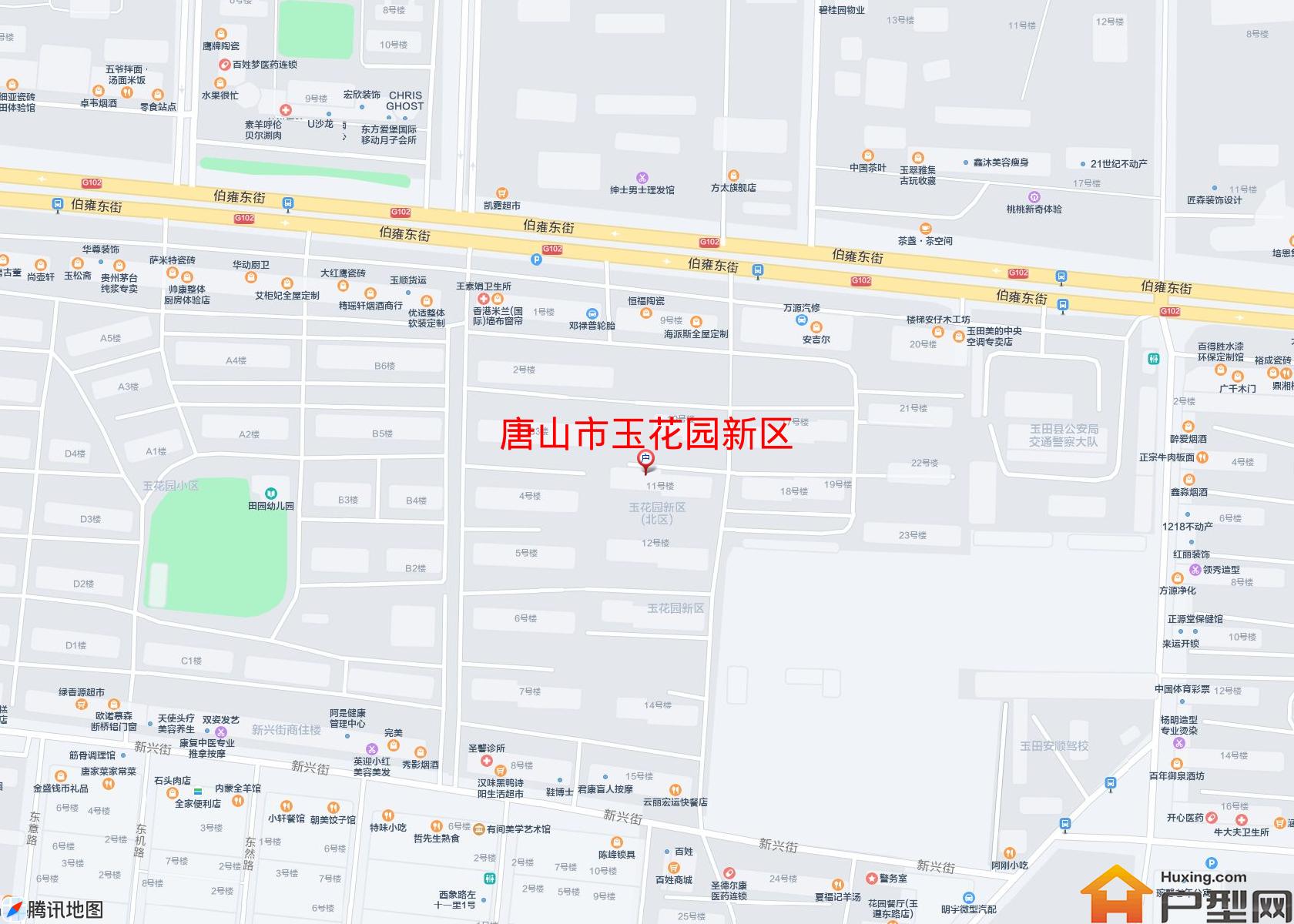 玉花园新区小区 - 户型网