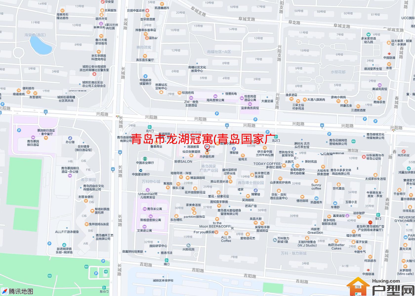 龙湖冠寓(青岛国家广告产业园店)小区 - 户型网