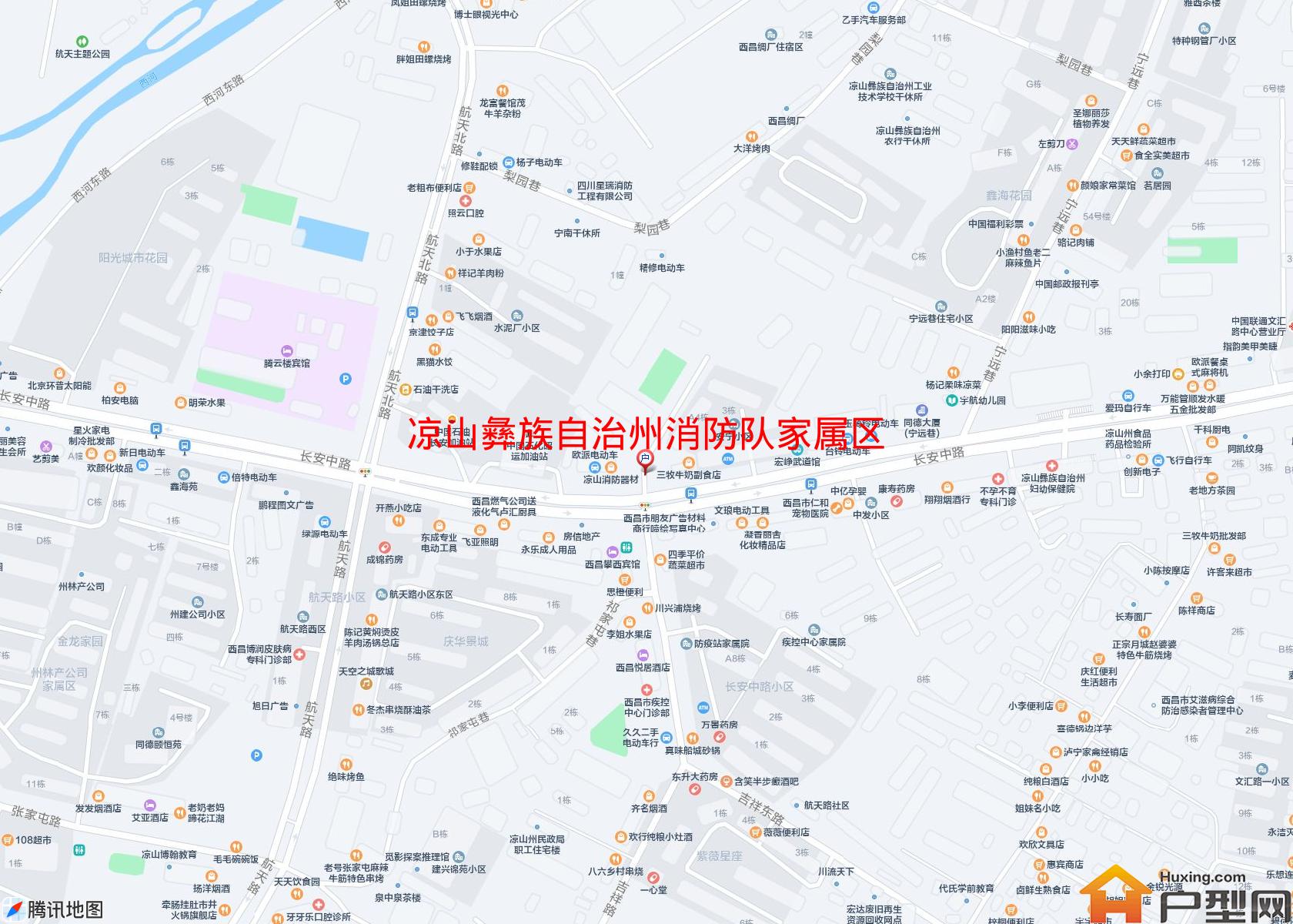 消防队家属区(长安中路318号)小区 - 户型网