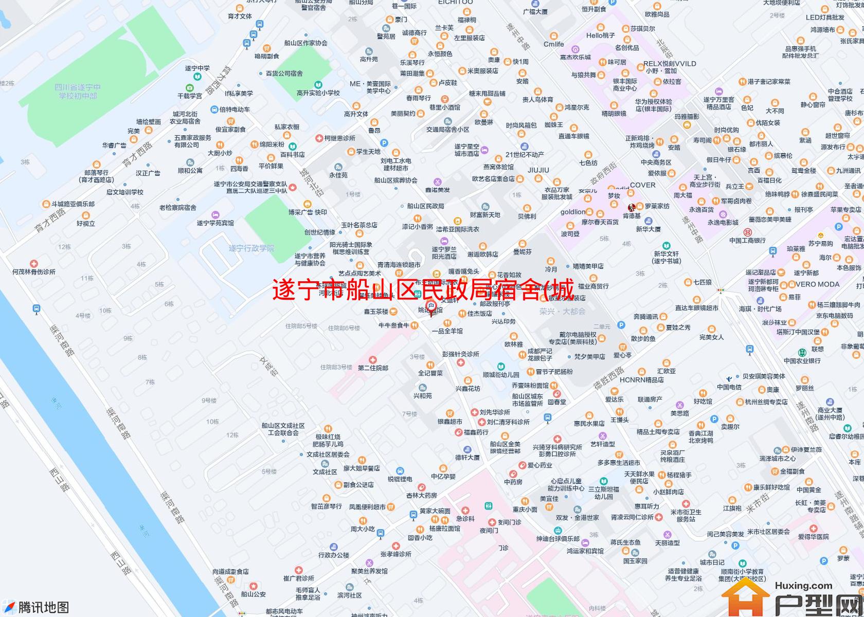船山区民政局宿舍(城河北街58号)小区 - 户型网