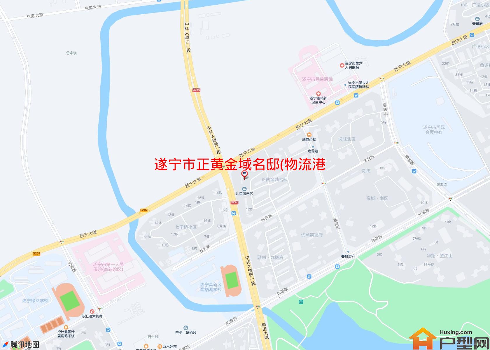 正黄金域名邸(物流港北湖路)小区 - 户型网