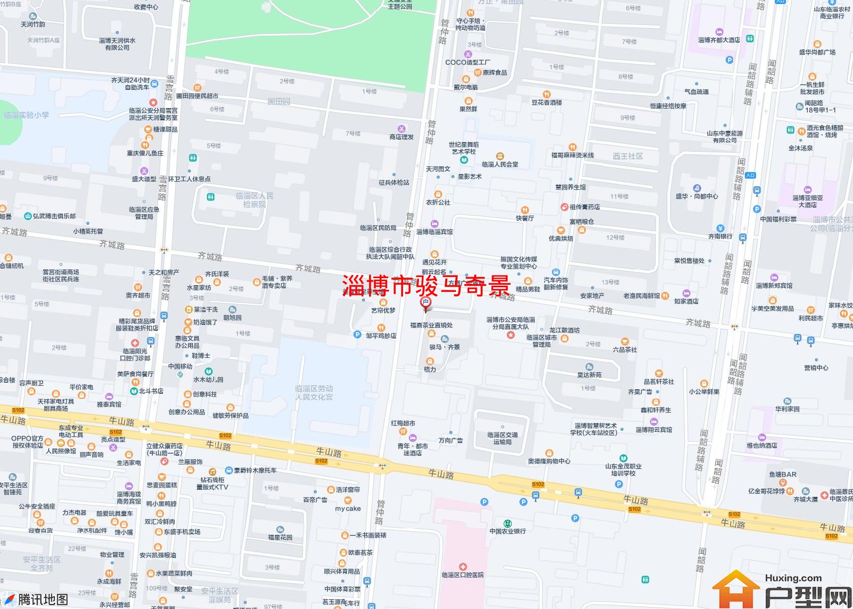 骏马奇景小区 - 户型网