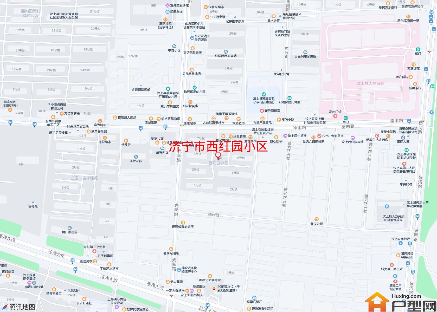 西红园小区小区 - 户型网