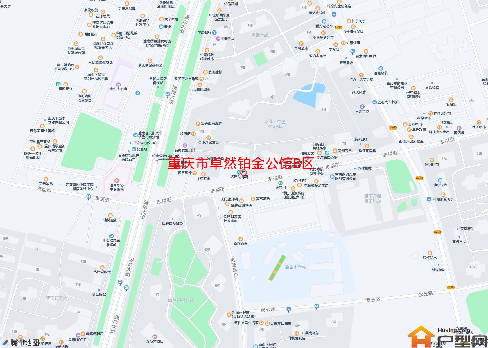 卓然铂金公馆B区小区 - 户型网